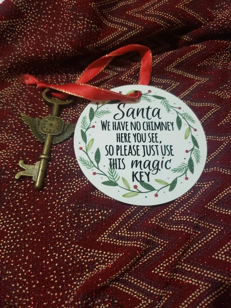 Christmas Ornament w/ Magic Key