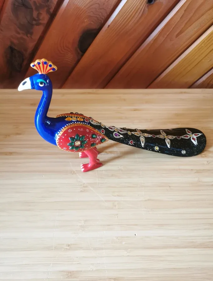 Jeweled Peacock Decor thumbnail