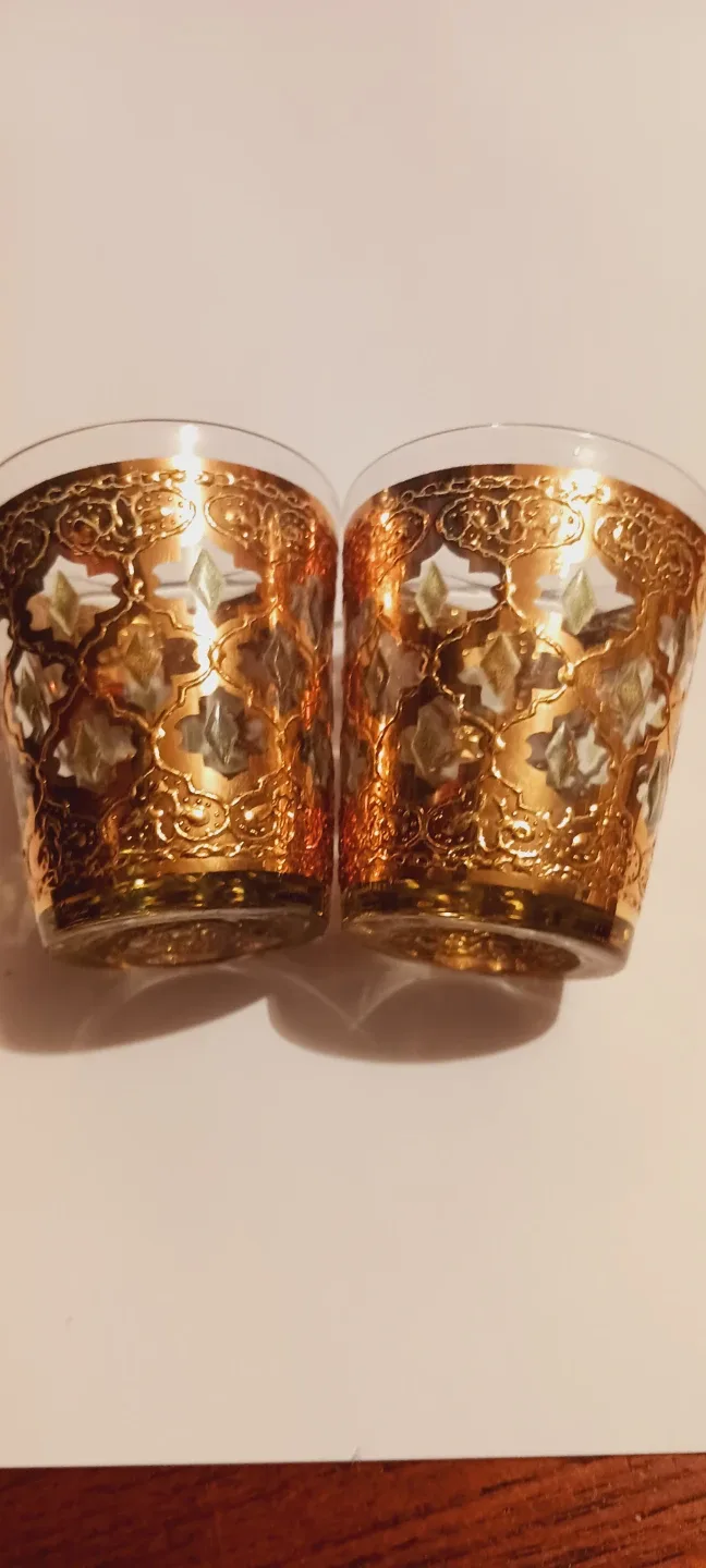 22K GOLD ENCRUSTED MINI SHOT GLASSES thumbnail