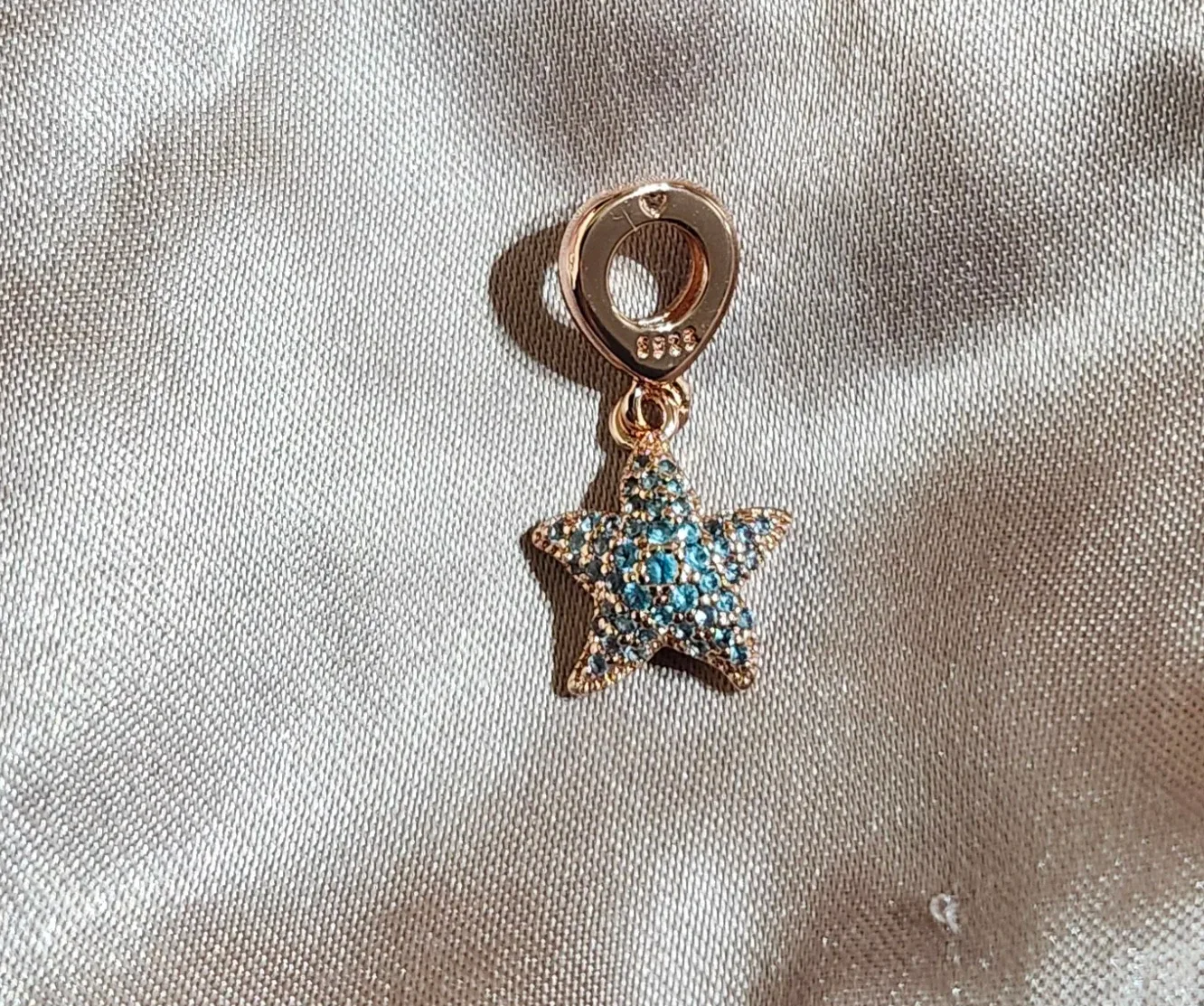 Rose Starfish Charm