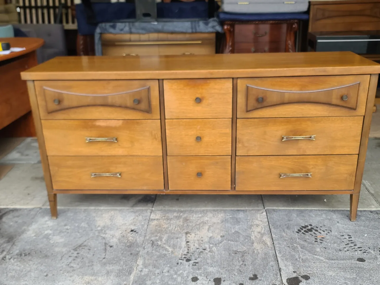 Vintage Wooden Dresser