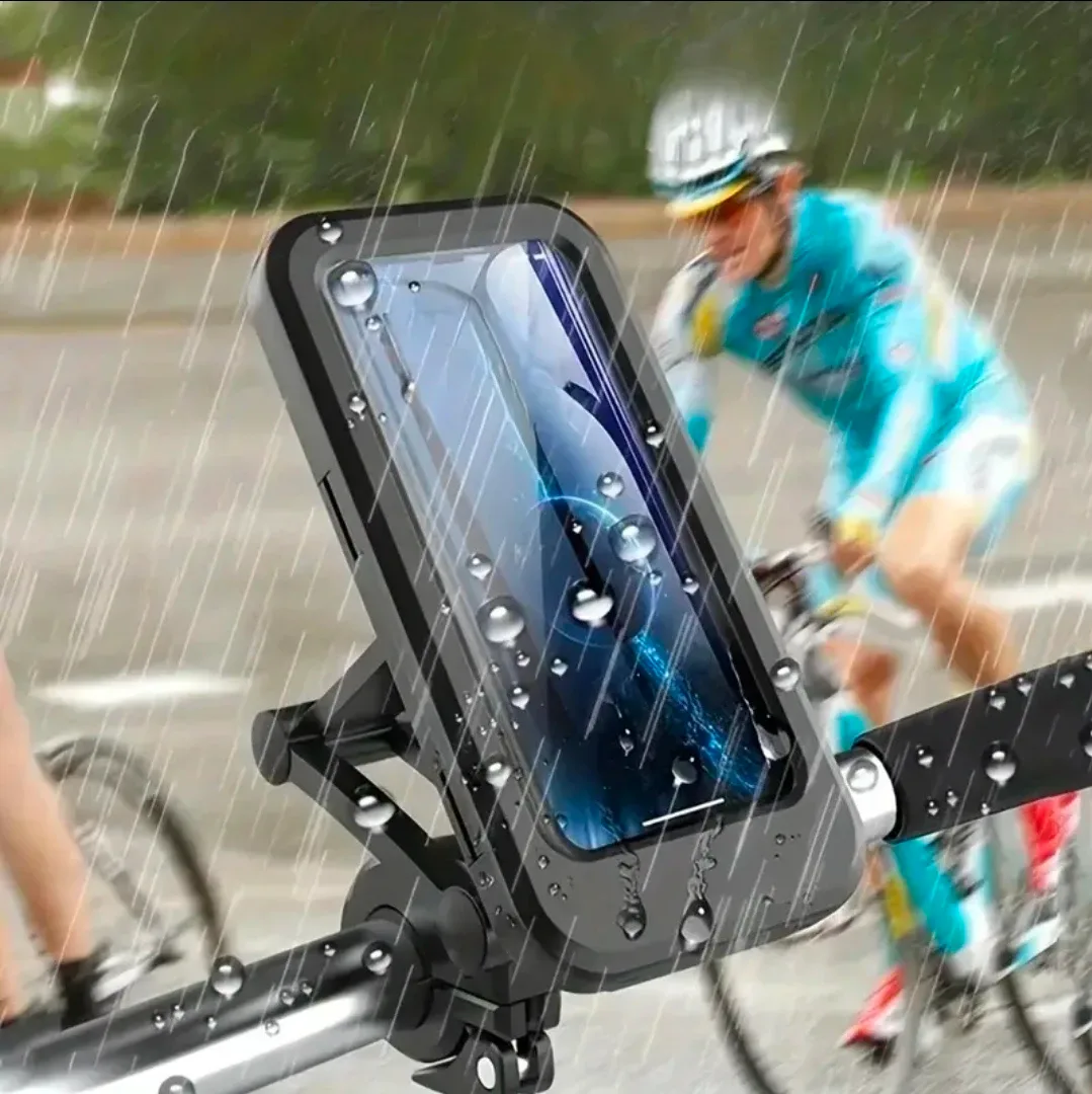 Phone Mount for ebike, escooter, Motorcycle Waterproof Rotatable image indicator(2)