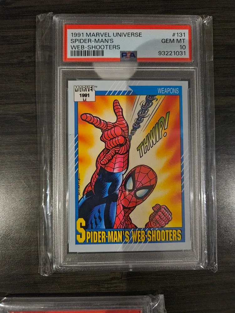 Marvel Spider-Man Trading Cards - PSA GEM MT 10 image indicator(2)