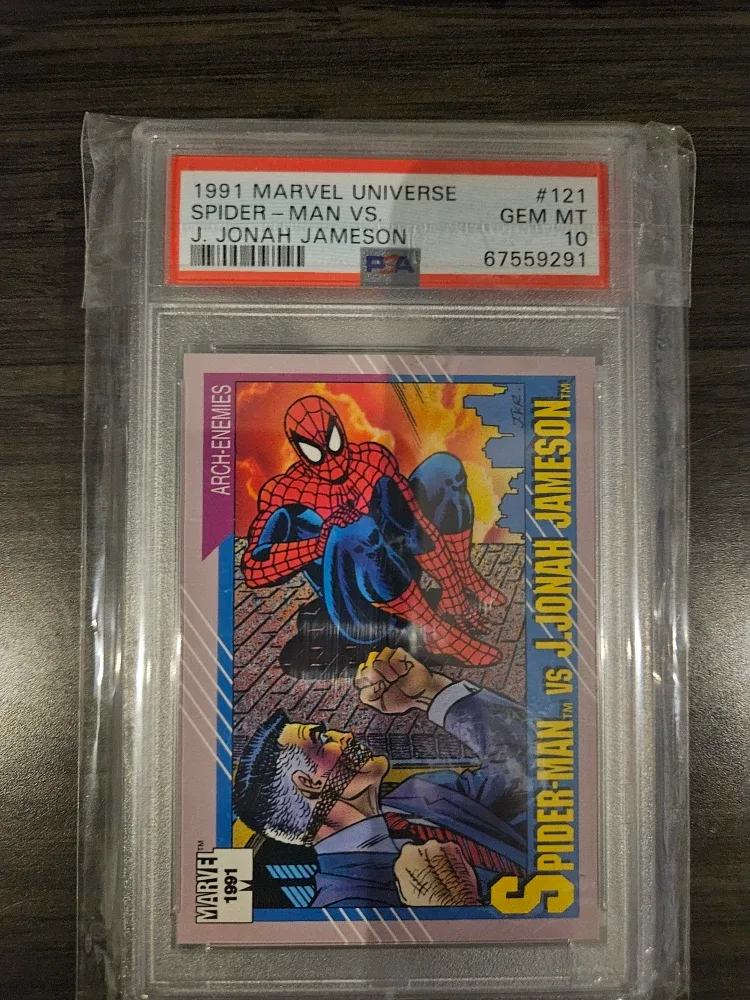 Marvel Spider-Man Trading Cards - PSA GEM MT 10 image indicator(4)