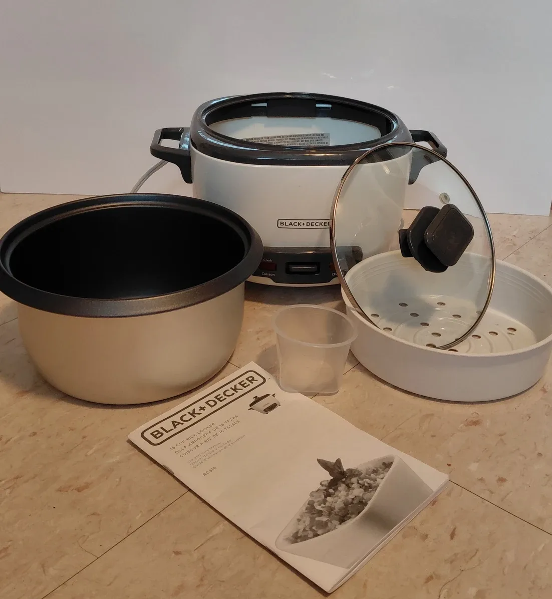 Black+Decker 16-Cup Rice Cooker