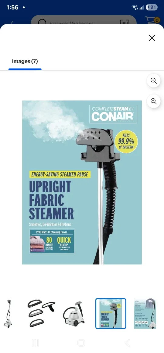 Conair Upright Fabric Garment Steamer