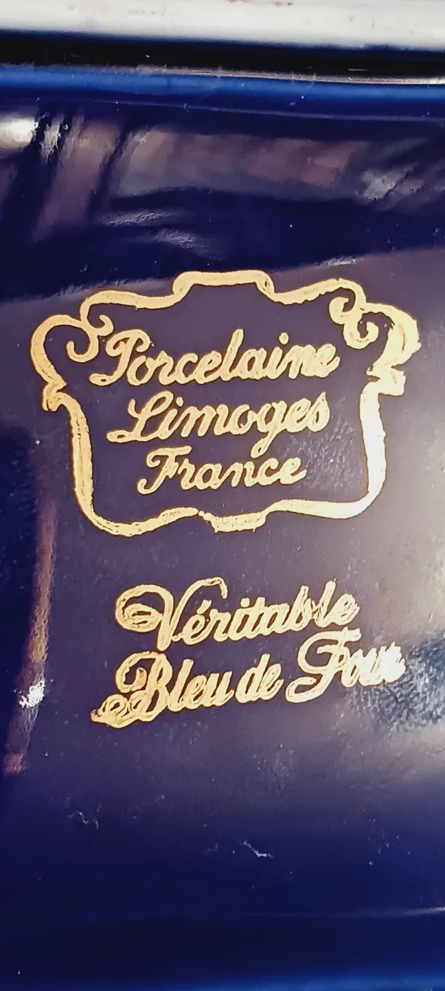 Limoges France 22K Gold Painted Porcelain Tray image indicator(4)