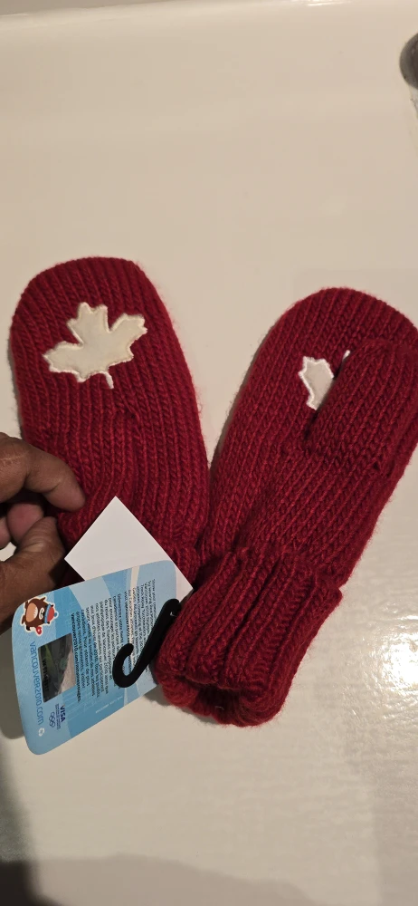 Vancouver 2010 Olympic Mittens - Red size S/M - photo 2