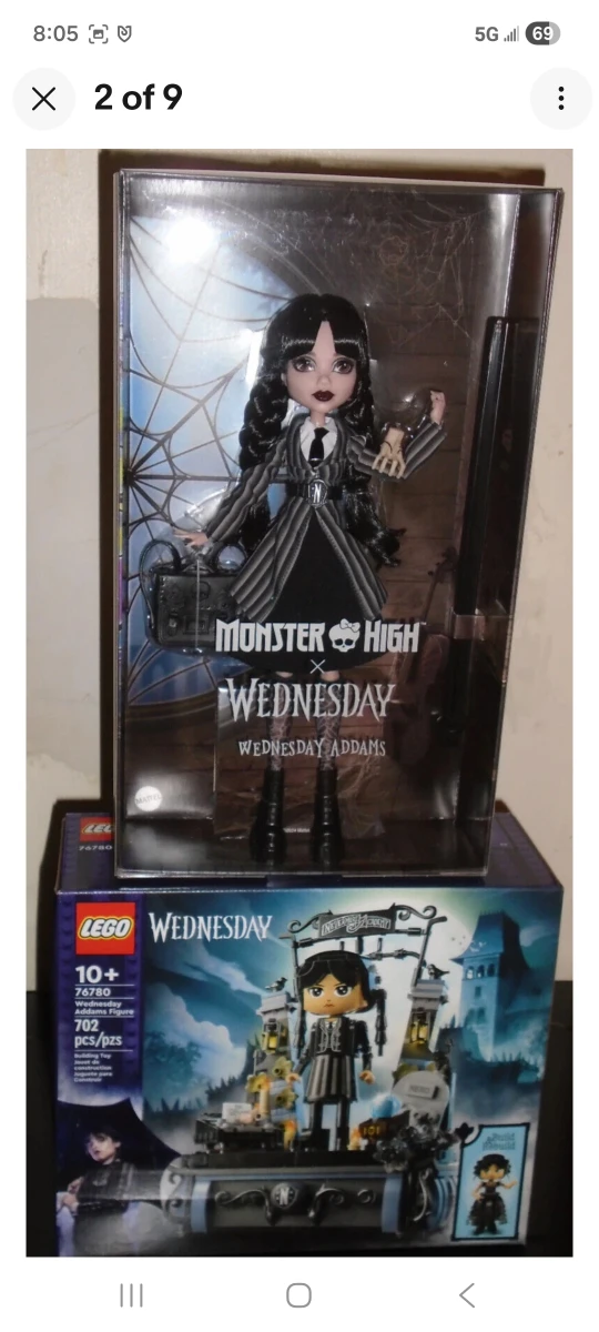 Monster High Wednesday Addams Doll & LEGO Set - photo 2