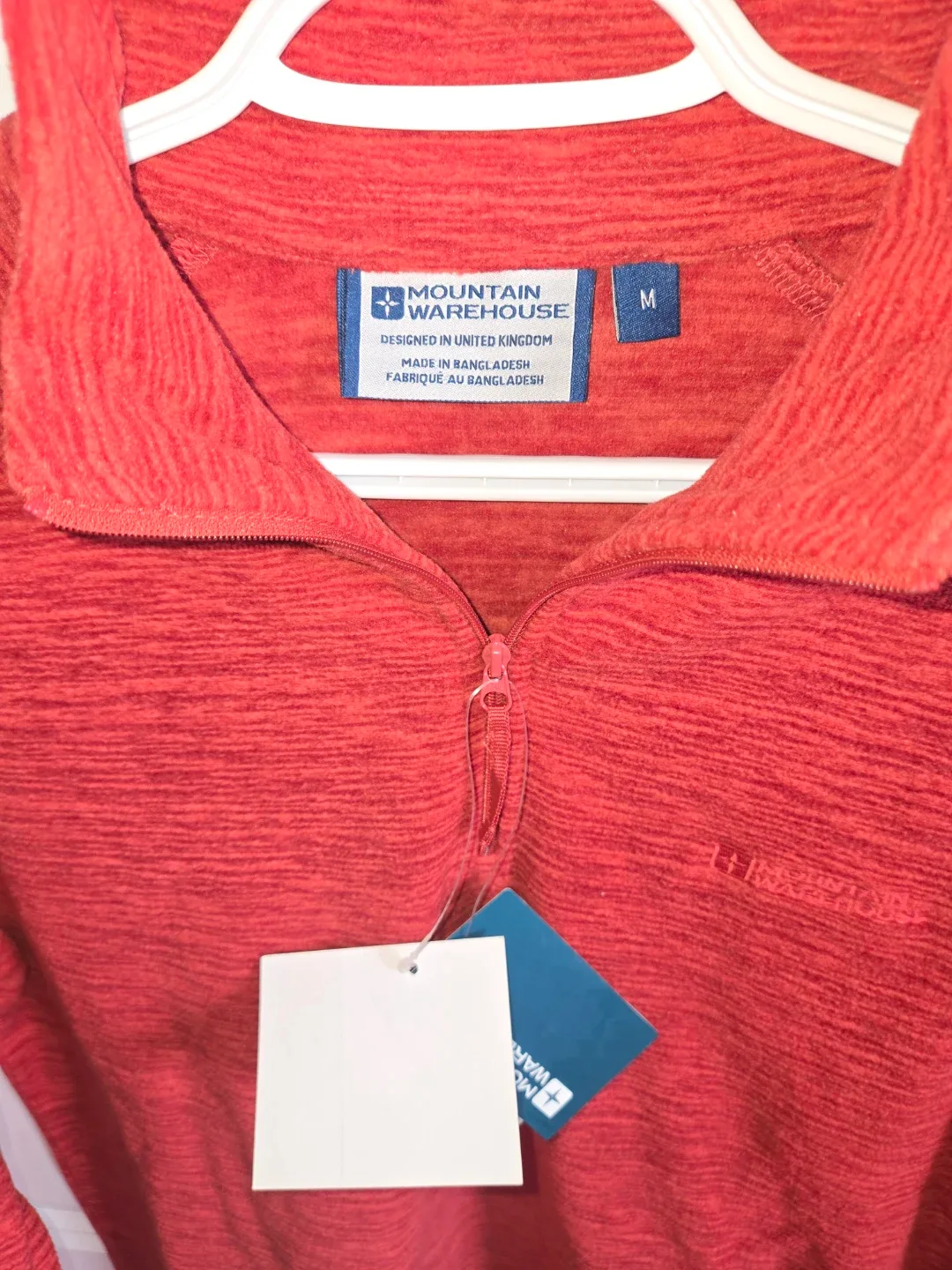 Mountain Warehouse Snowdon Fleece - Size M - Orange image indicator(3)