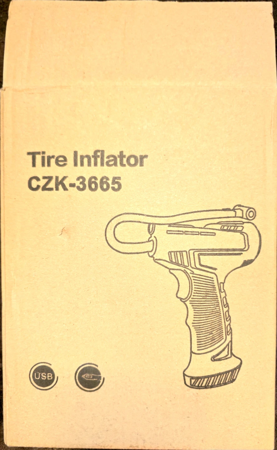 Tire Inflator CZK-3665 - Like New!