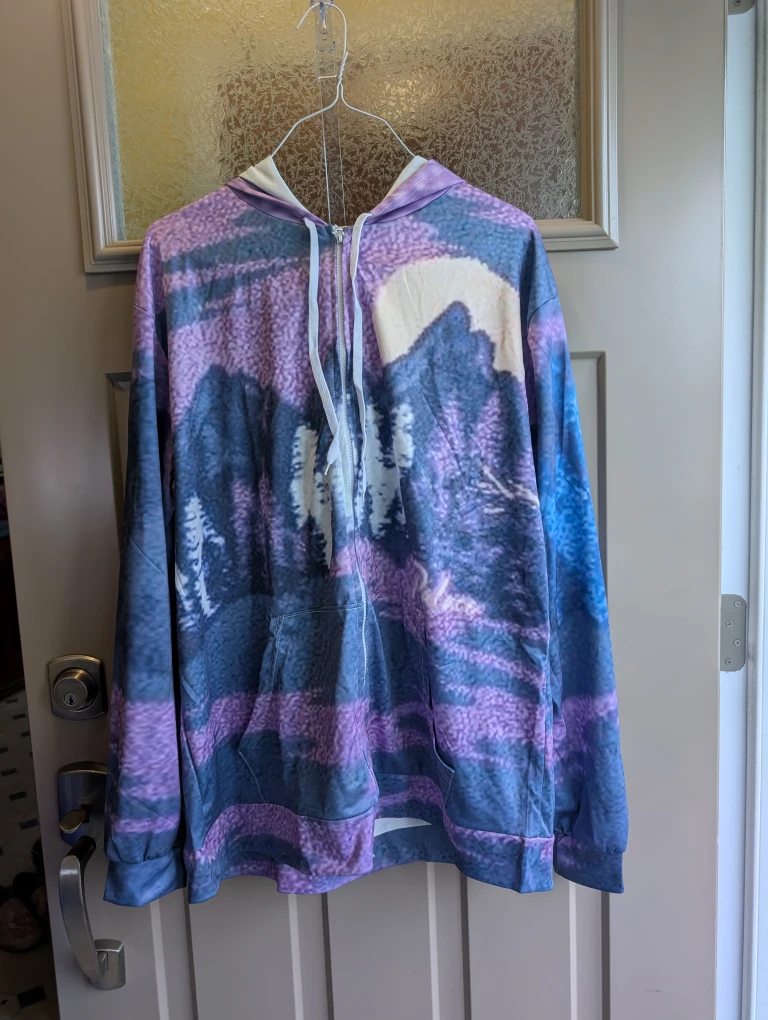 BNWOT Mens sz 1XL Palace Palaska print hoodie