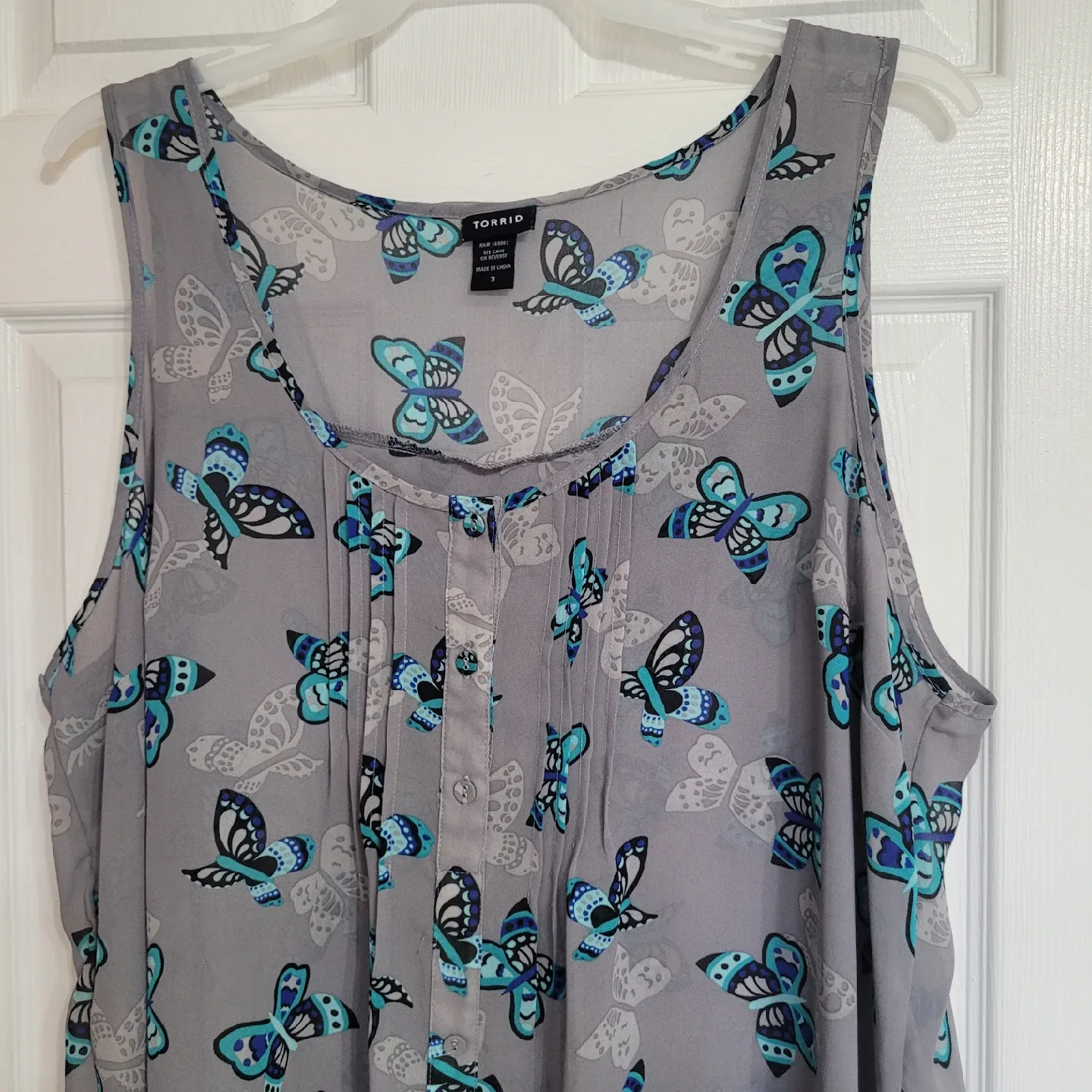 Ladies Size 3X Light Tank Top Blouse image indicator(3)