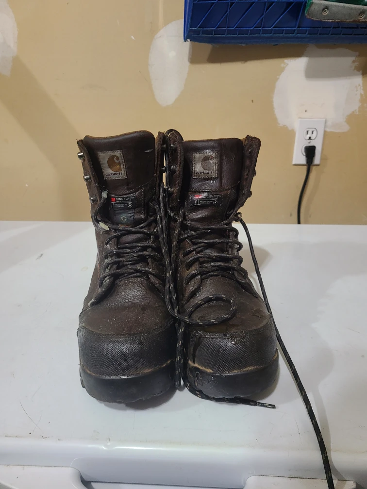 Carhartt  Brown Leather Work Boots