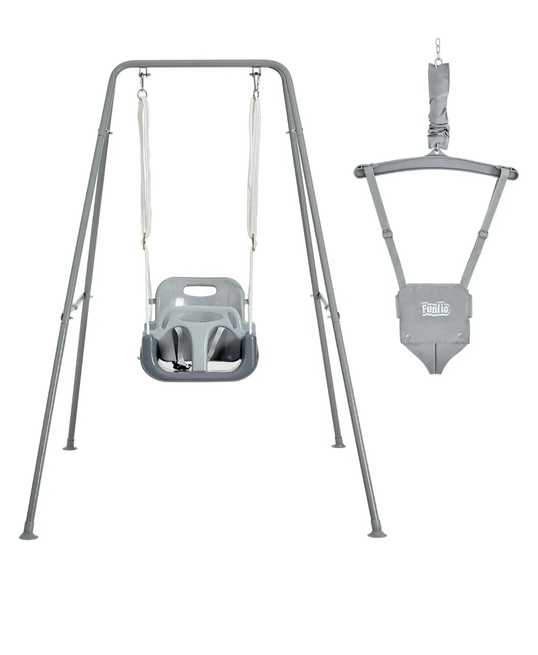 Funlio 2-in-1 Swing Set & Baby Jumper