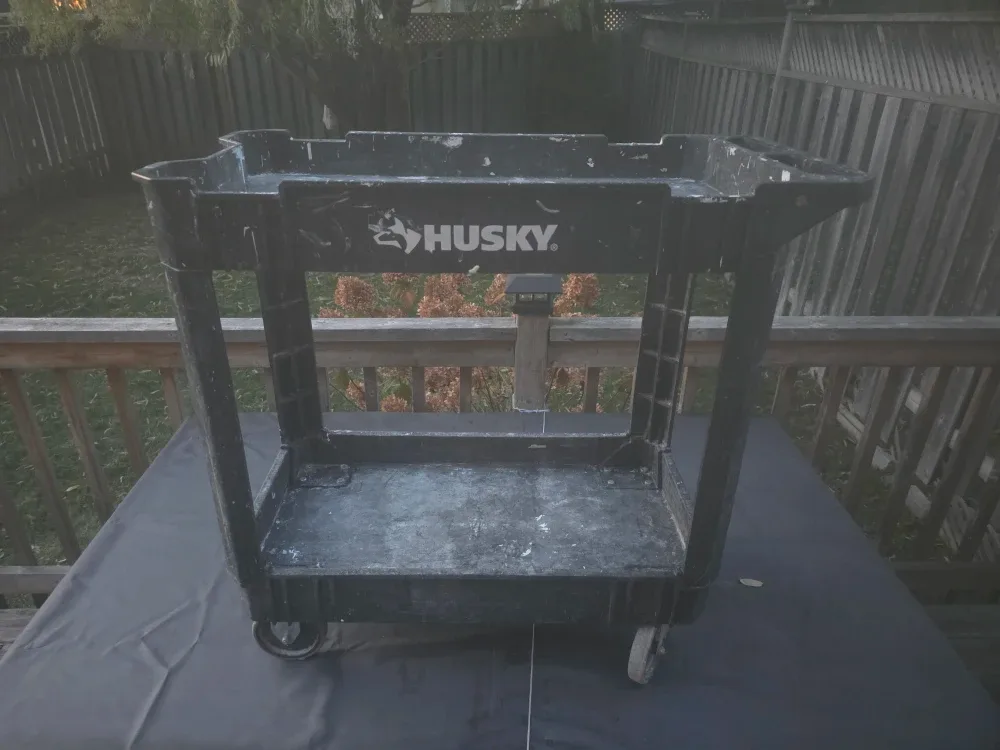 Husky Black Utility Cart