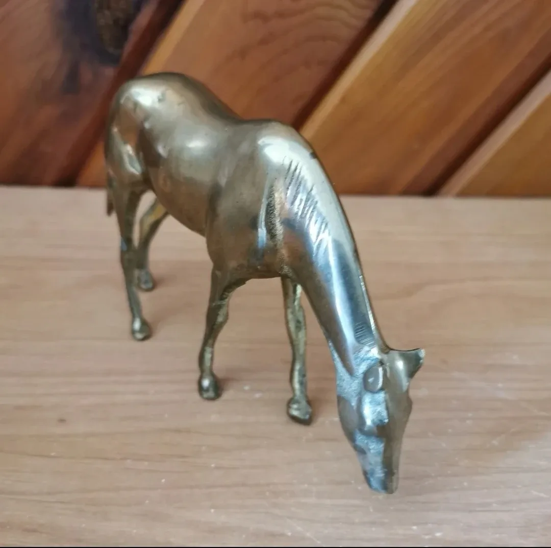 Vintage Brass Horse image indicator(2)