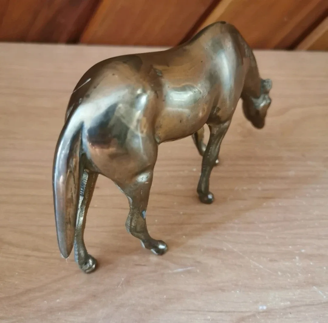 Vintage Brass Horse image indicator(3)