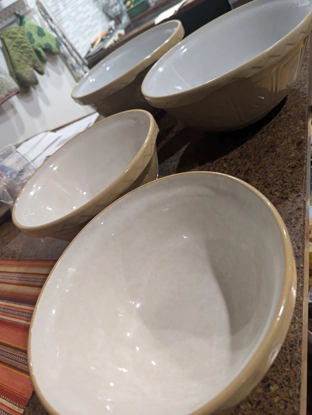 VINTAGE Mason Cash Mixing Bowls - Set of 4 - photo 2