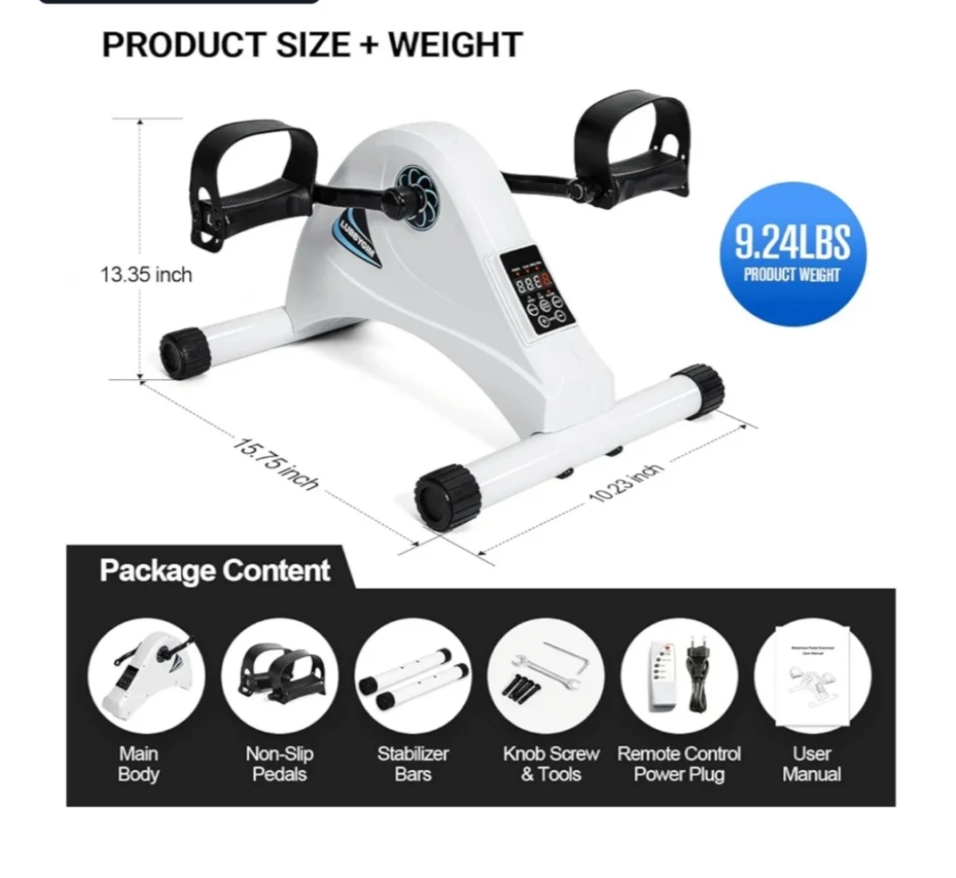 Under Desk Bike Pedal Exerciser Brand New - photo 3