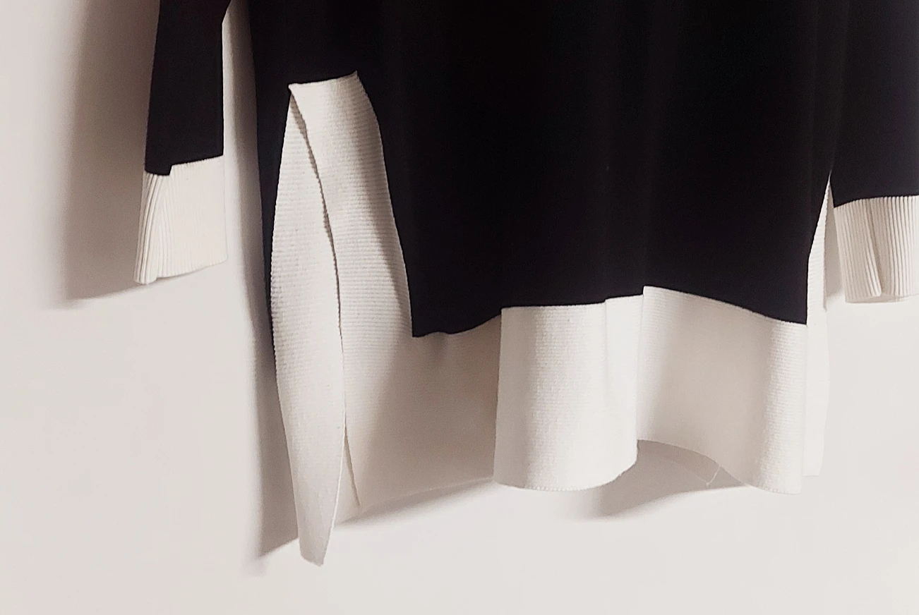 Black & White Tunic Top - Size 1X - photo 2