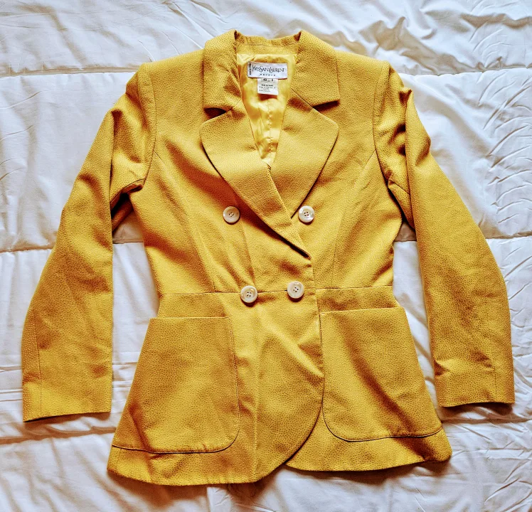 Vintage Yves Saint Laurent Encore Blazer and Skirt France Size 8 image indicator(2)