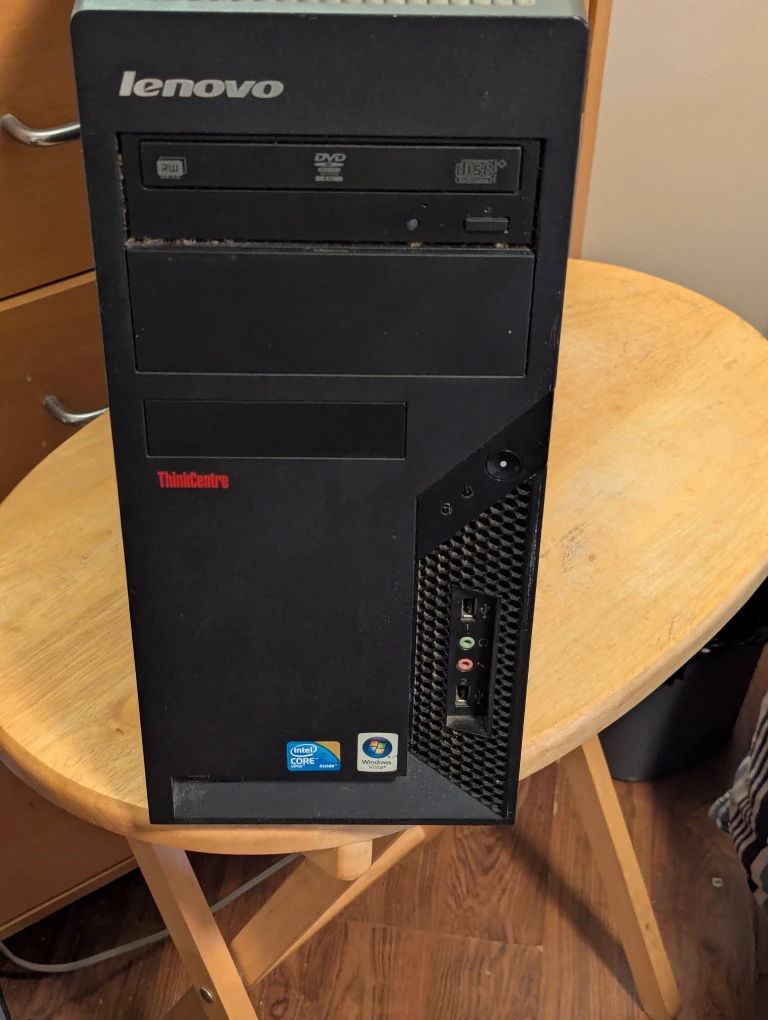 Dell Monitor & Lenovo ThinkCentre & HP Computer