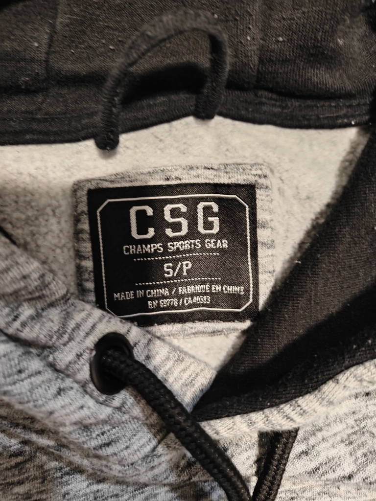 CSG Champs Sports Gear Hoodie & Pants Set - Size S - photo 4
