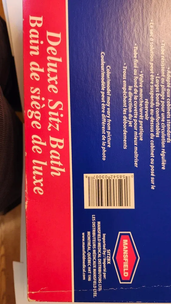 Brand New Mansfield Deluxe Sitz Bath - New in Box! image indicator(3)