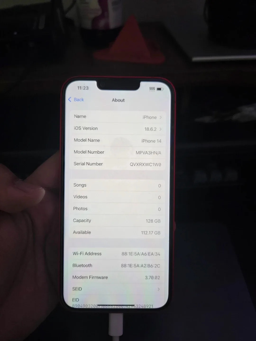 Apple iPhone 14, Red, 128GB image indicator(3)