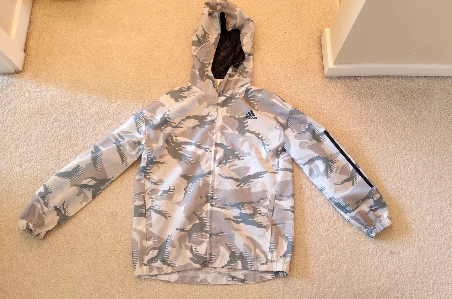 Adidas Camo Windbreaker - Size M