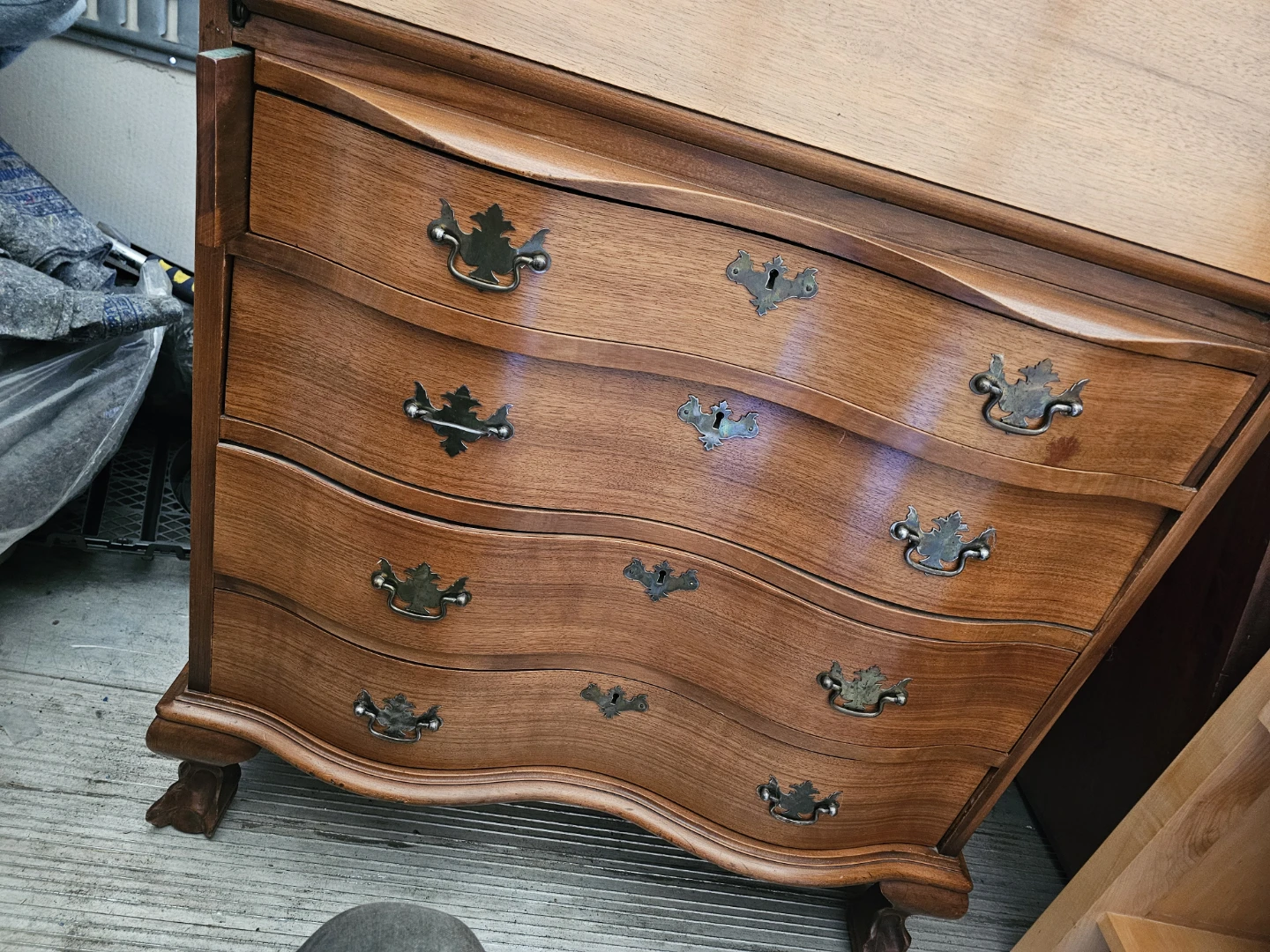 Antique Wooden Secretary Desk