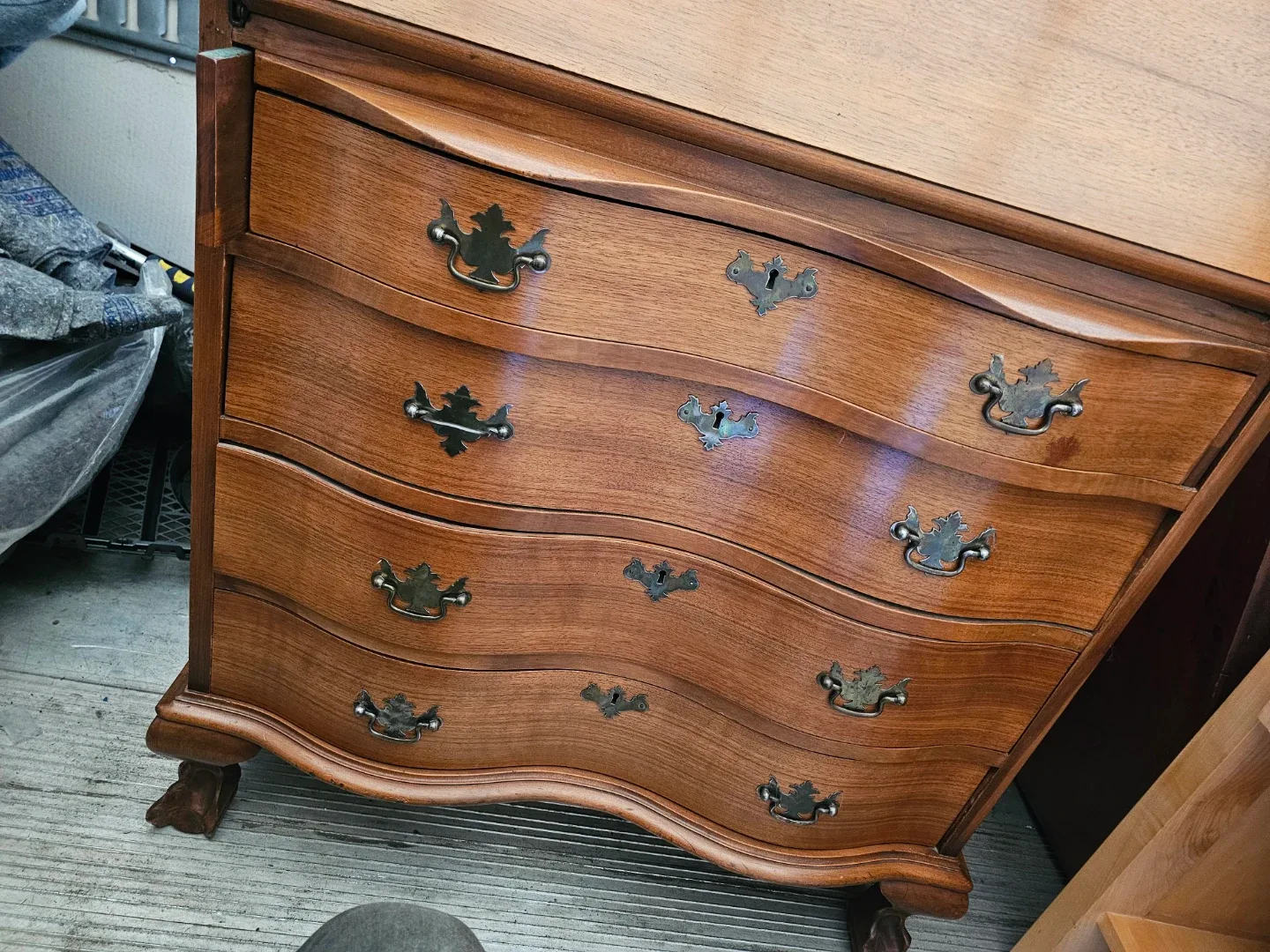 Antique Wooden Secretary Desk
