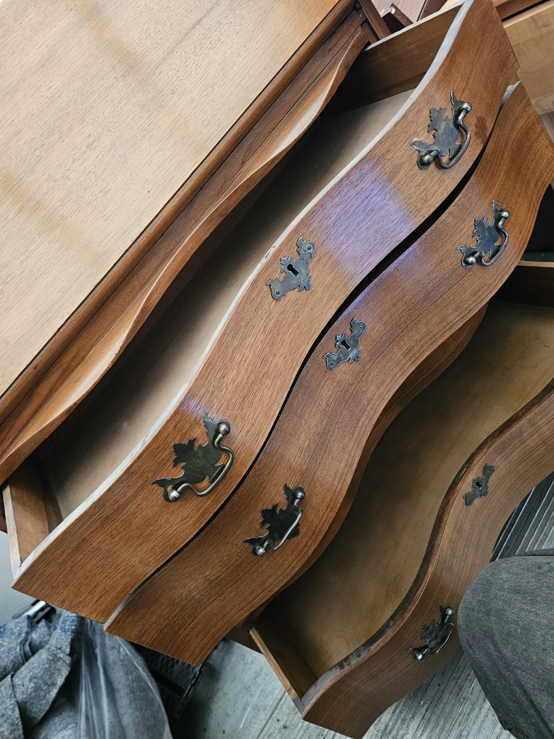Antique Wooden Secretary Desk - photo 3