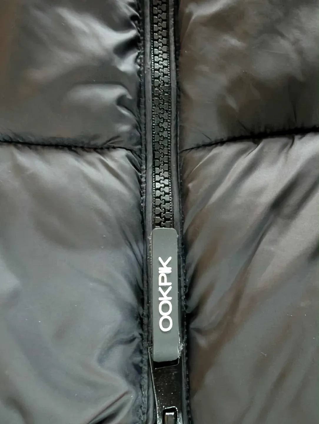 OOKPIK Black Puffer Coat Size G/L image indicator(3)