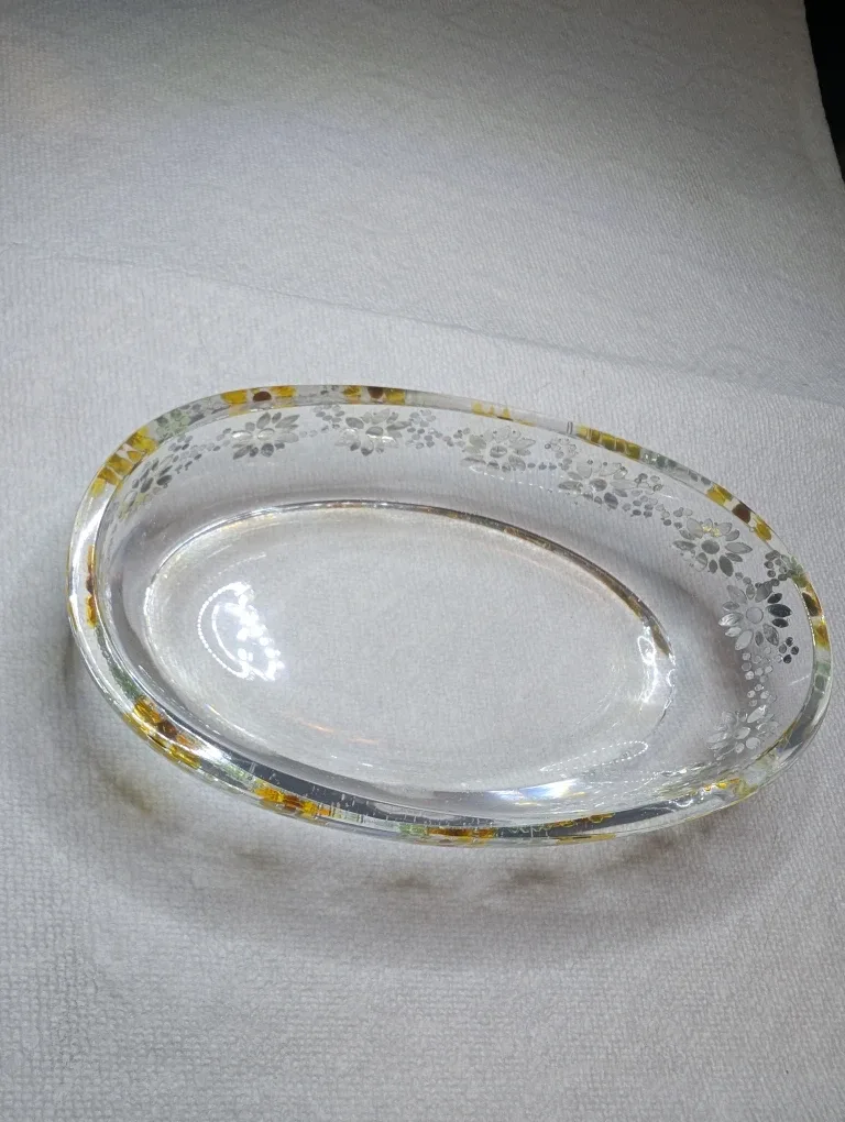 Floral Glass Bowl image indicator(2)