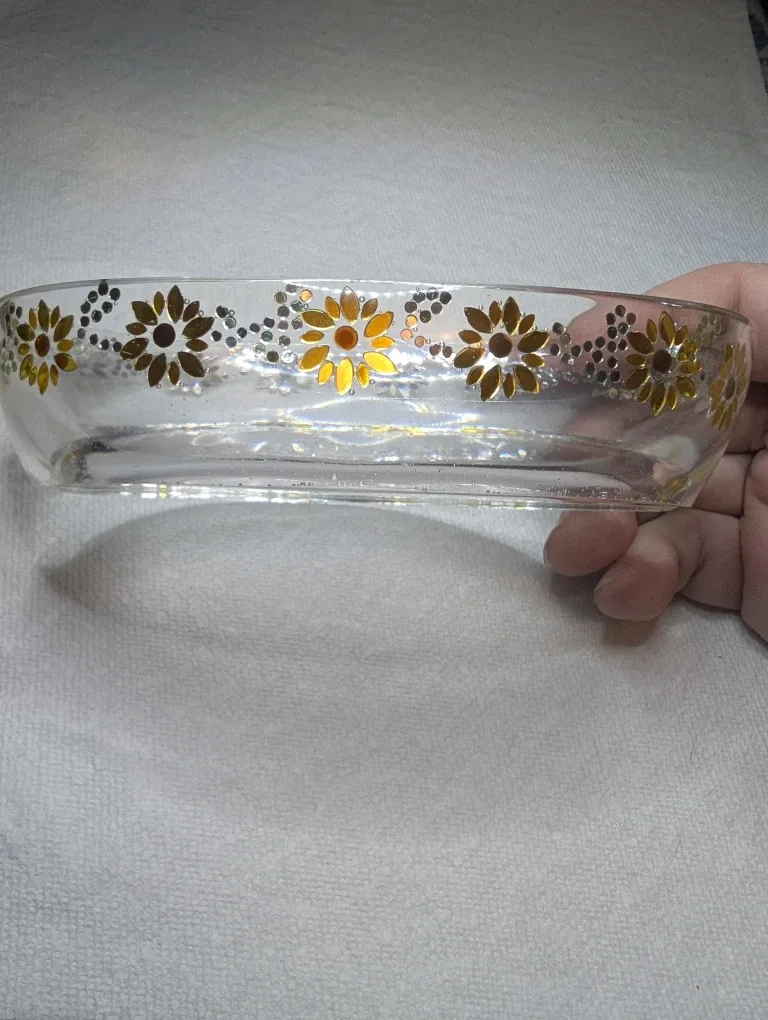 Floral Glass Bowl image indicator(3)