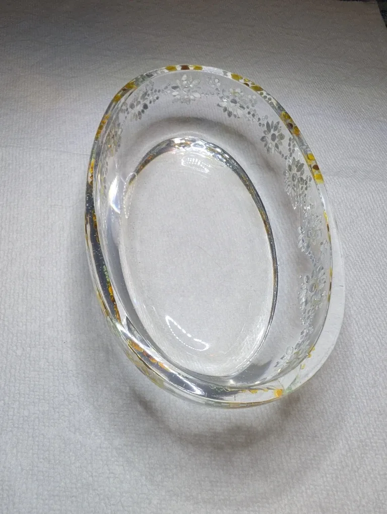 Floral Glass Bowl image indicator(4)