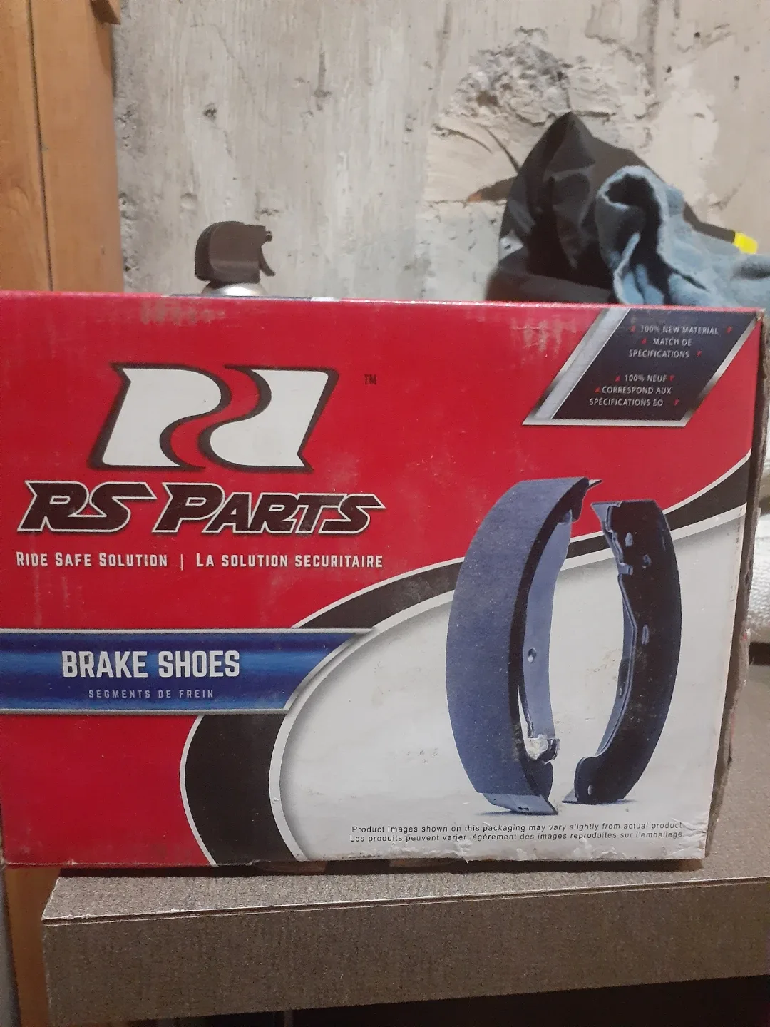 RS Parts Brake Shoes - New in Box