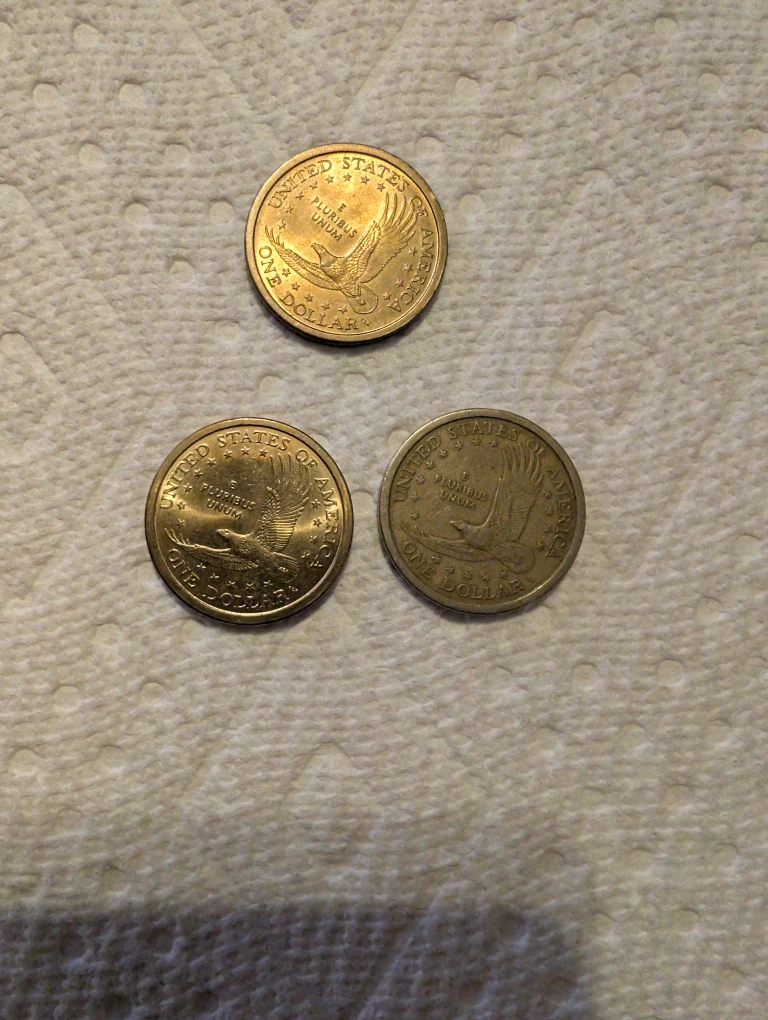Rare Set of 3 Sacagawea Dollar Native American Series - photo 2