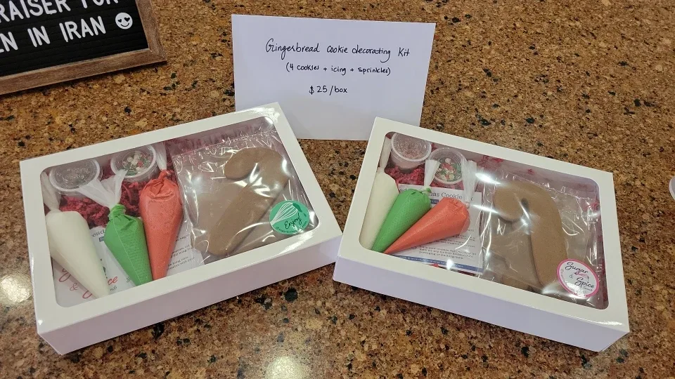 Gingerbread Cookie Decorating Kit - New