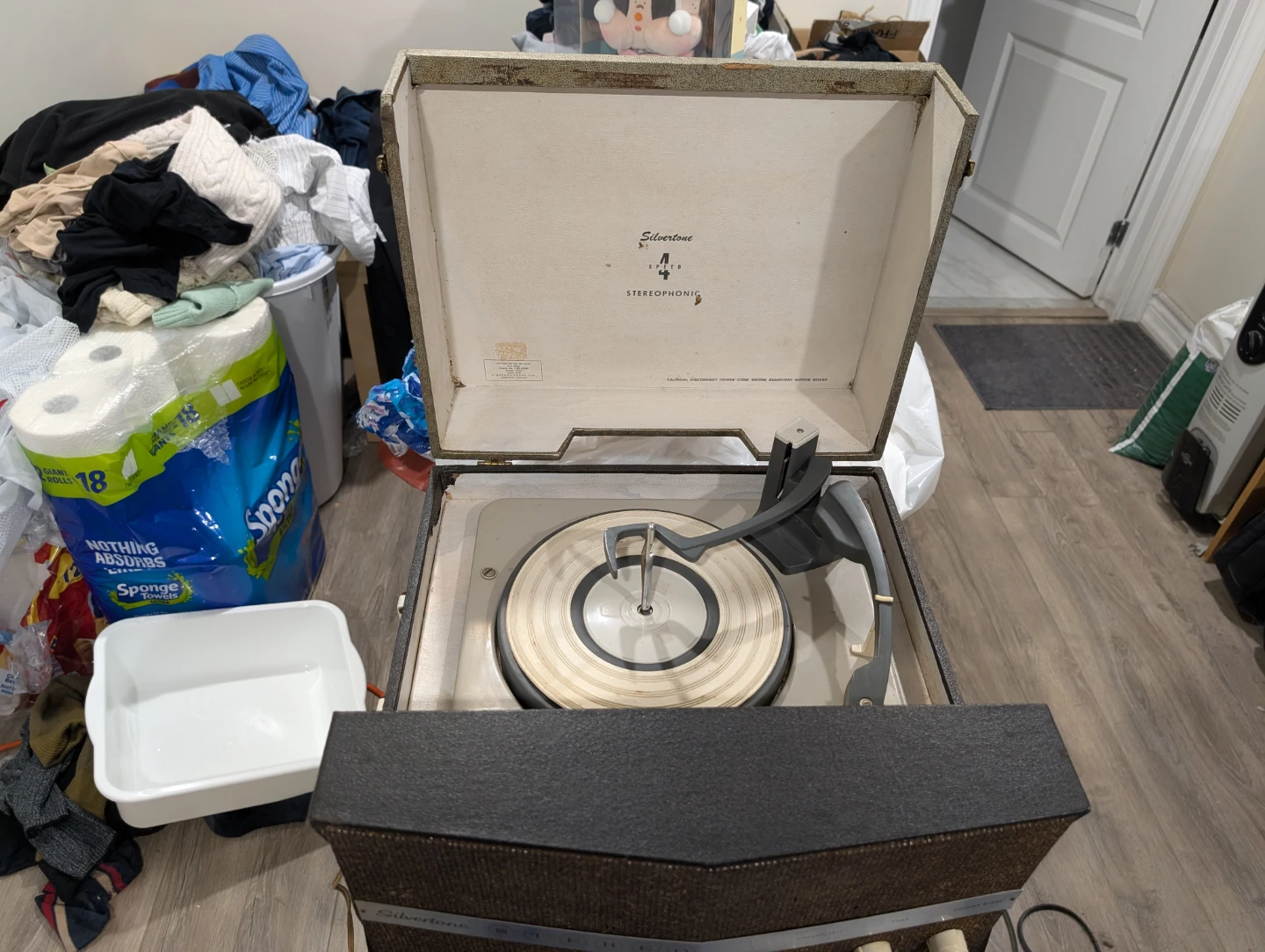 Vintage Silvertone Stereophonic Record Player