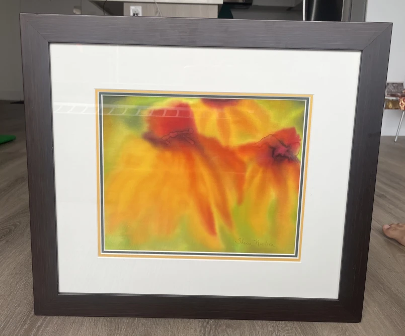 Framed Floral Print - photo 2