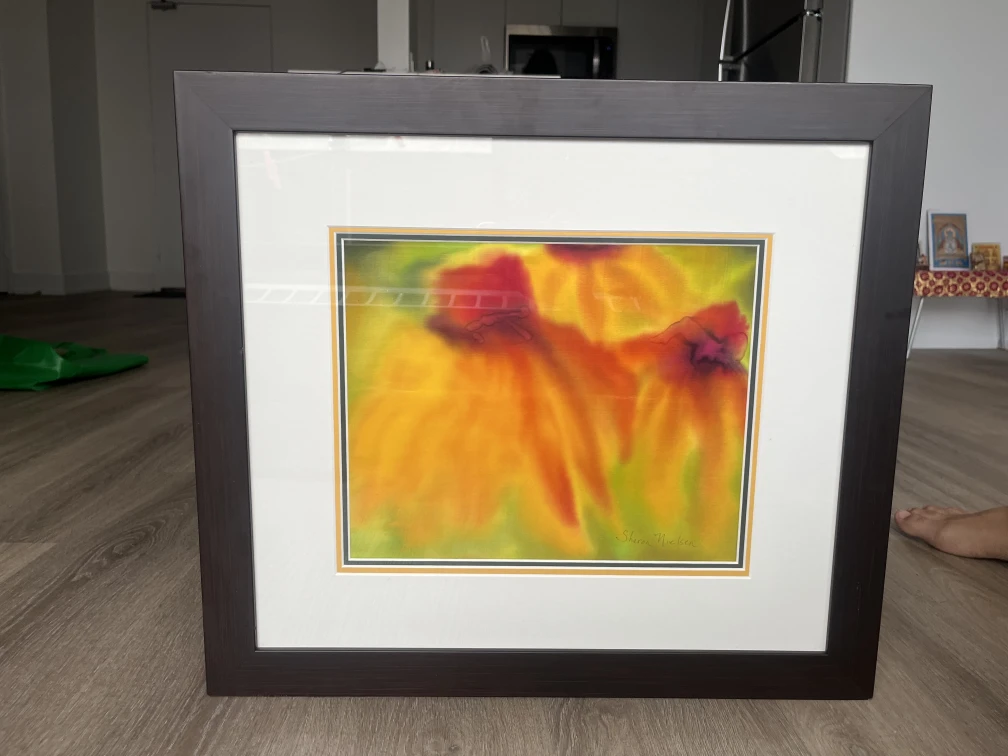 Framed Floral Print - photo 3