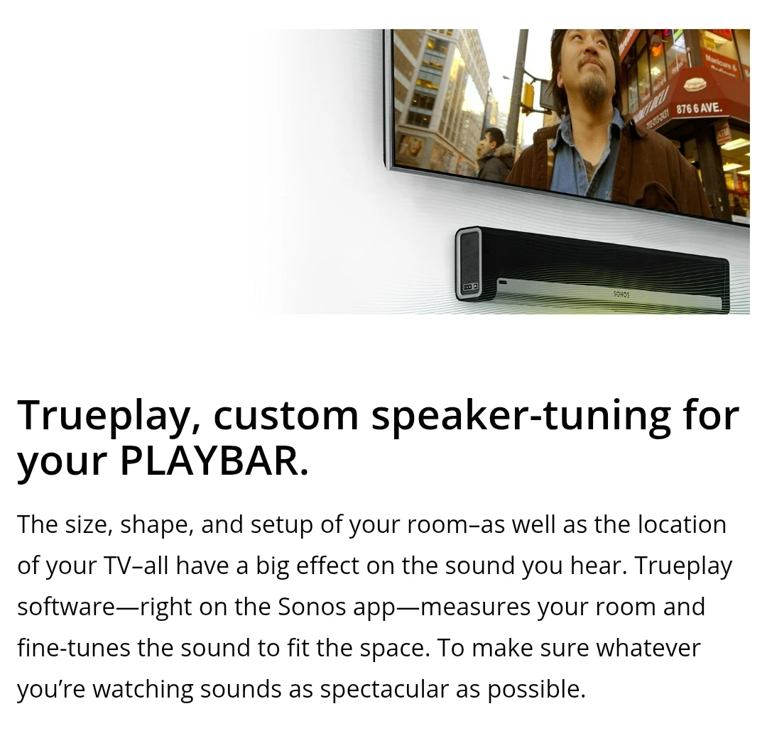 Sonos PlayBar Wireless Soundbar For Home Theatre & TV " FIRM " - photo 5