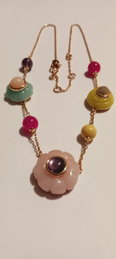 NEW !! KATE SPADE NEW YORK Colorful Flower Necklace image indicator(4)