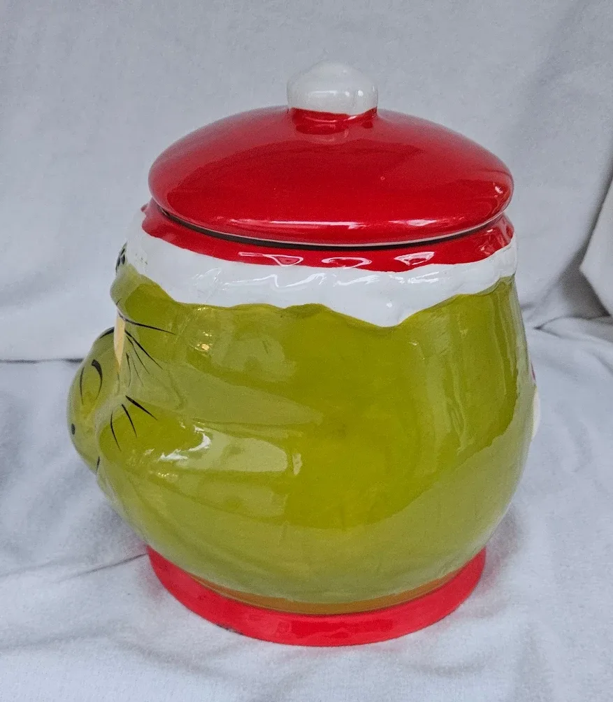 Dr. Seuss The Grinch Christmas Holiday Cookie Jar 600 Grams image indicator(3)