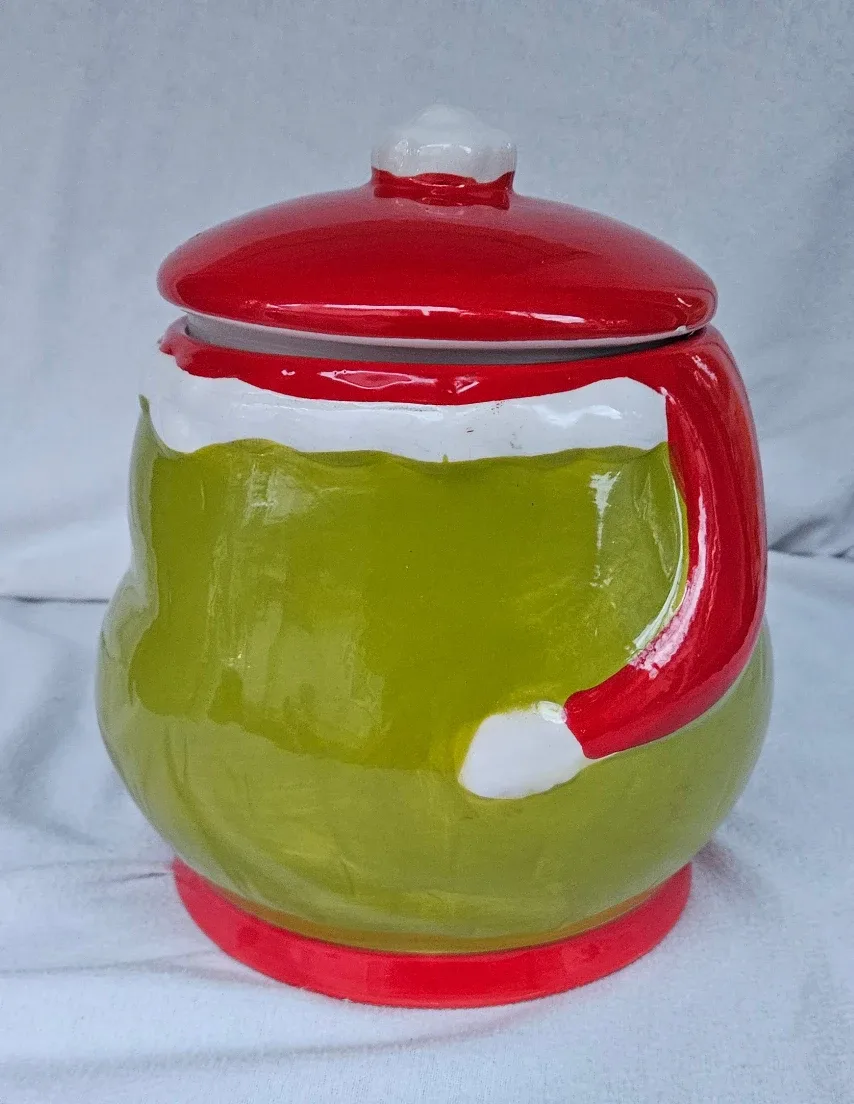 Dr. Seuss The Grinch Christmas Holiday Cookie Jar 600 Grams image indicator(4)