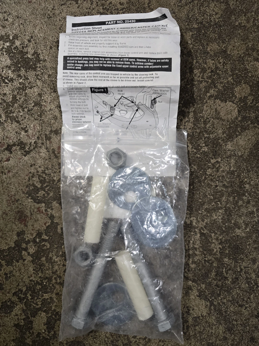 Toyota Replacement Camber/Caster Cam Kit
