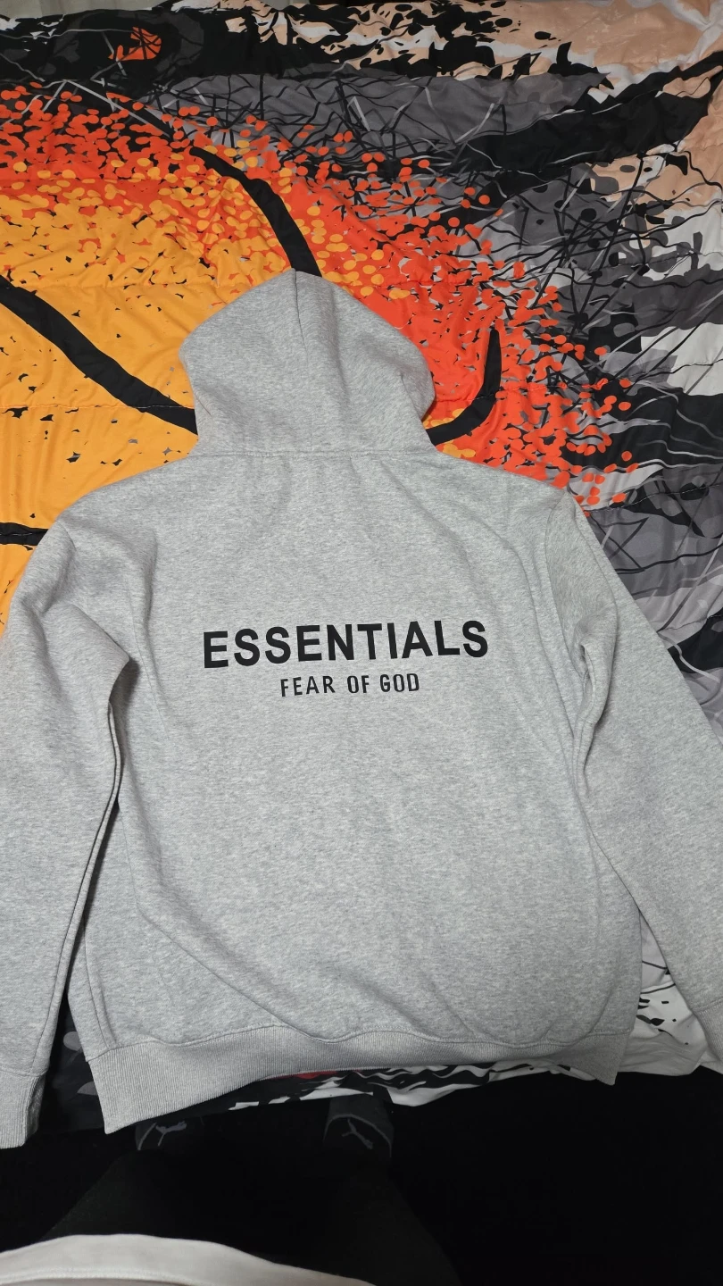 Essentials Fear of God Grey Hoodie Size S - photo 2